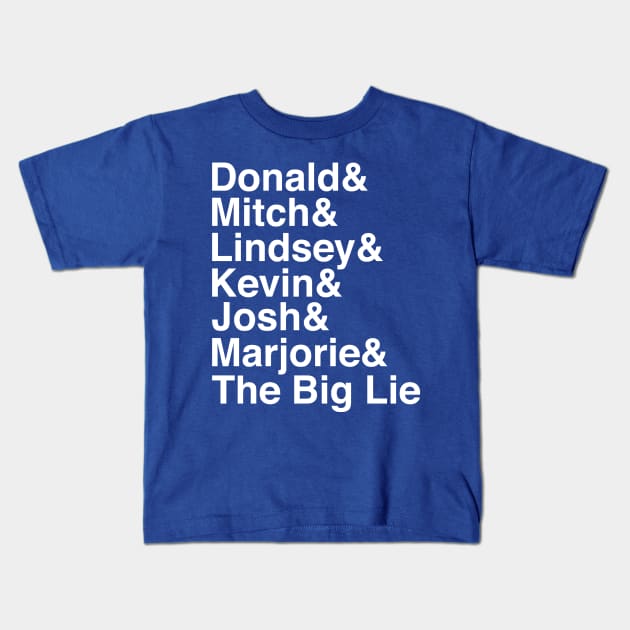 The Big Lie Name Stack Kids T-Shirt by EthosWear